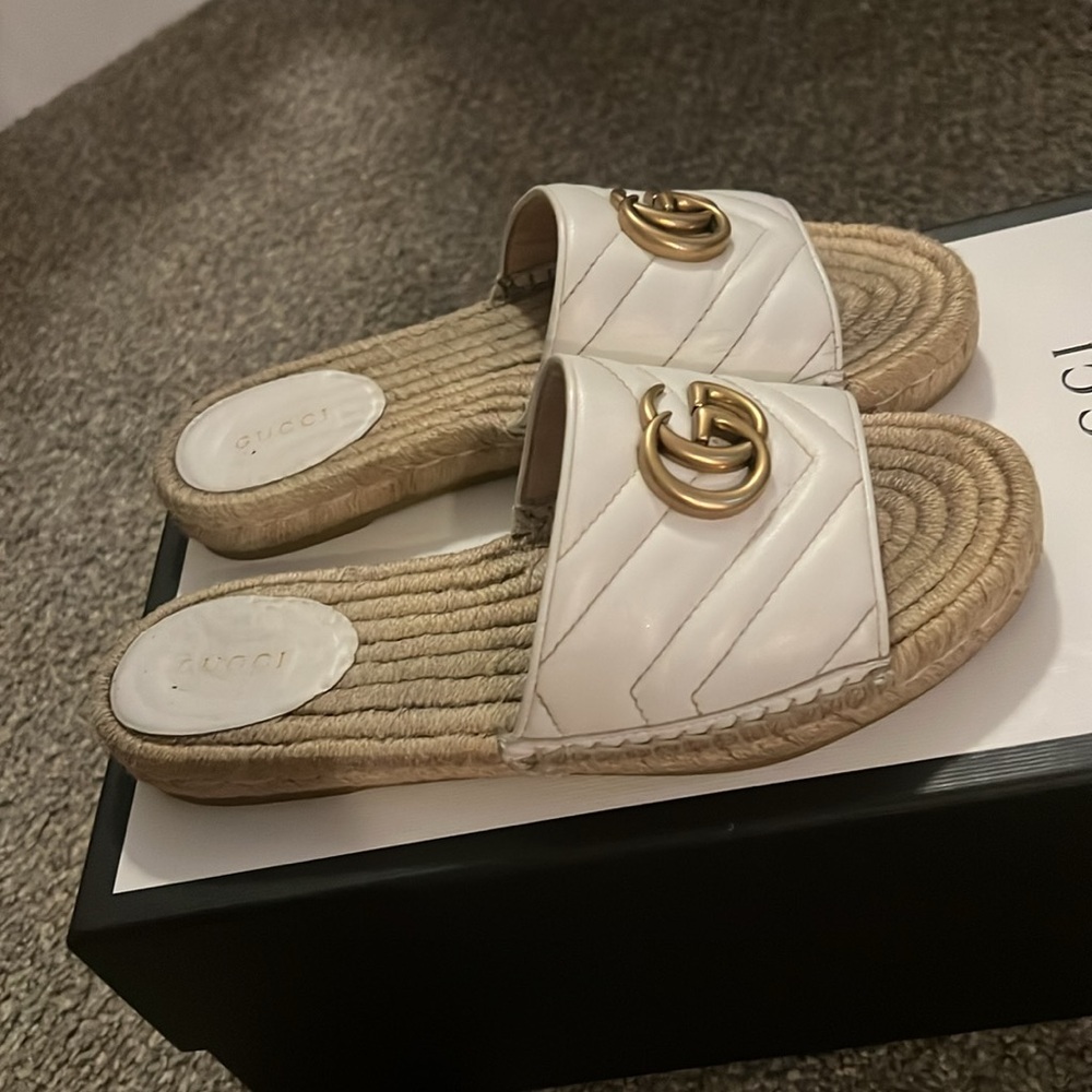 Gucci GG sandals. 7 - Picture 2 of 11